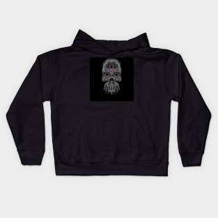 Electroluminated Skull - Iridize Kids Hoodie